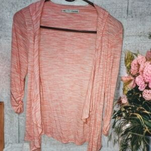 Maurice's Peach Open-Front Sweater 3/4 Sleeve 🍑👚 #Sweater #Fashion #Style 🥰✨